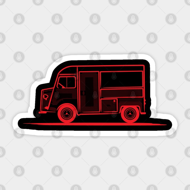 Citroen Type H Van Sticker by PauHanaDesign